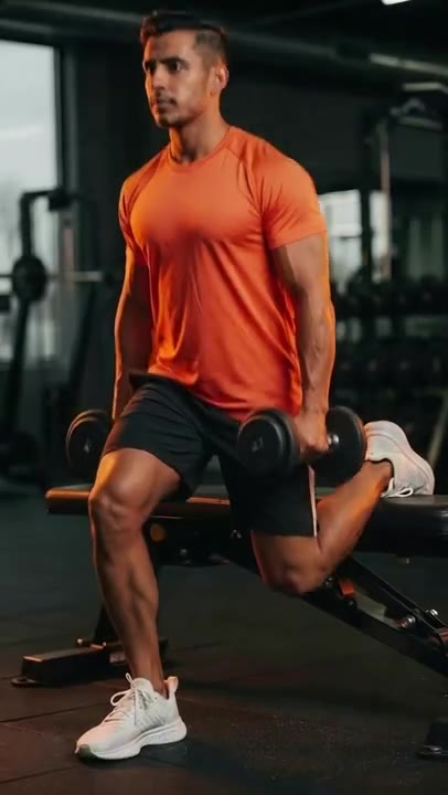 Bulgarian split squat demo
